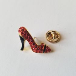 Red And Black High Heel Pin