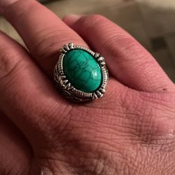 Size 11 Turquoise Ring  