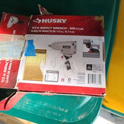 Husky 1/2 Inch Impact Wrench - Barely Used