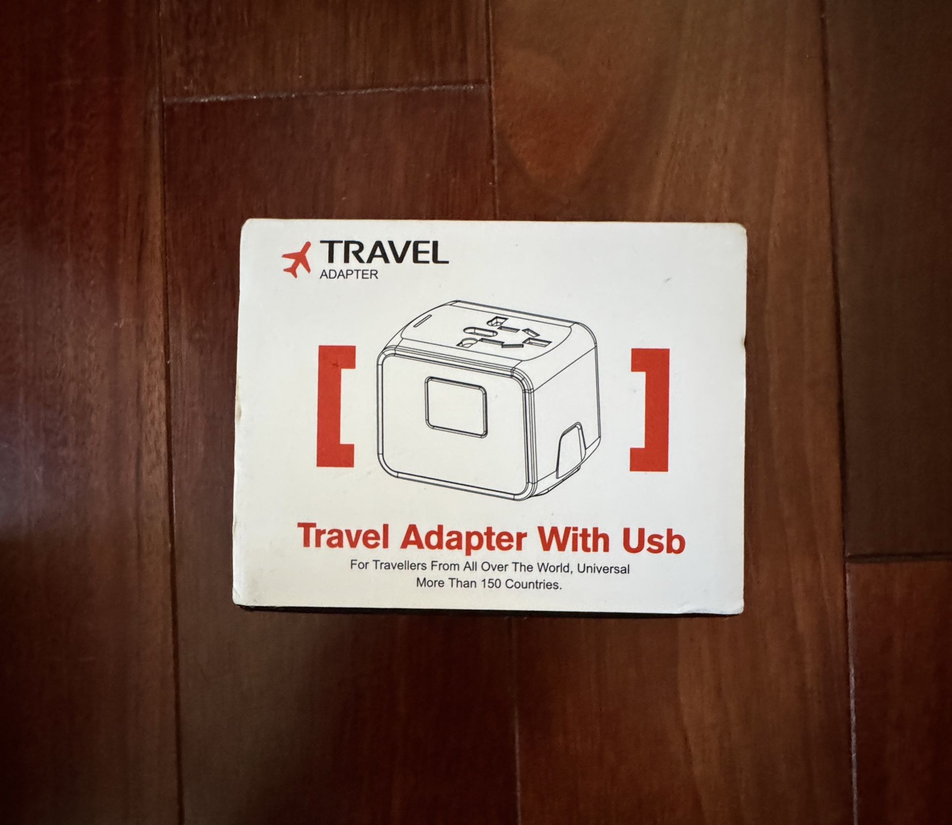 International Travel Adaptor w/USB for US, AUS, UK, EU