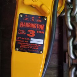 Harrington 3 Ton Chainfall