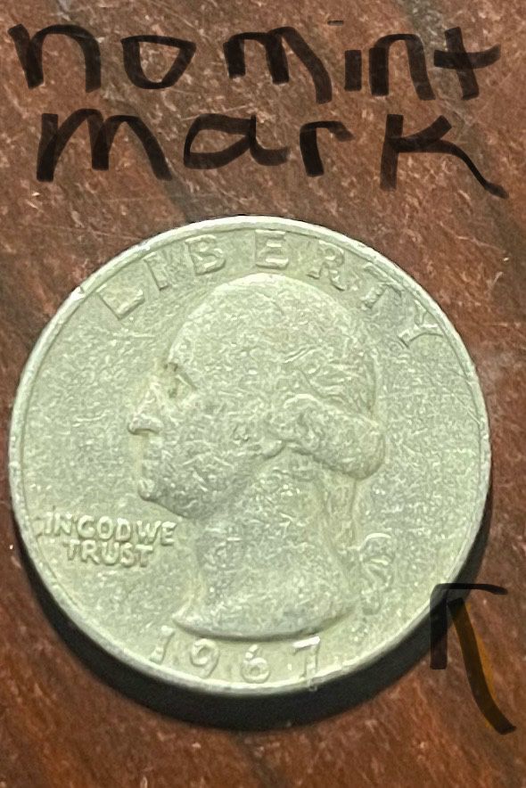 1967 No Mint Mark