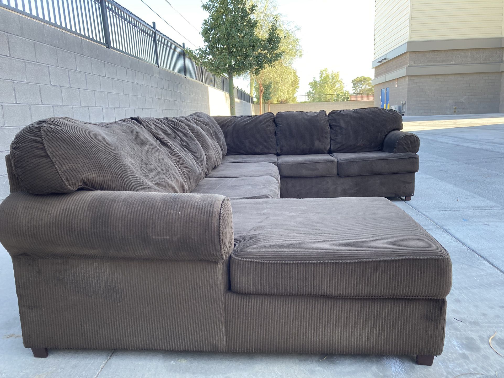 Sectional Brown Couches 