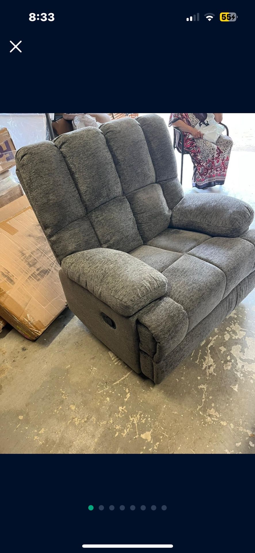 Oversize Rocker Recliner Chair For Adults