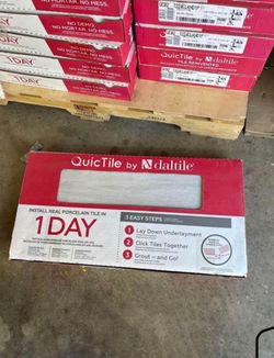 Daltile QuicTile Porcelain Locking Floor Tile