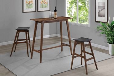 Rectangle Bar Table in Walnut Finish! Lowest Prices Ever!