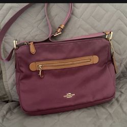 Purple Coach Crossbody