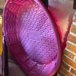 Pink Plastic Wading / Kiddie Pool ~42” Wide Great Condition