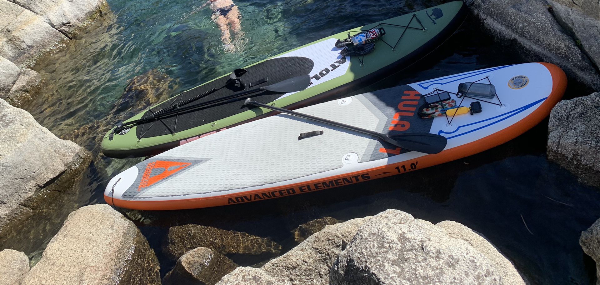 New inflatable paddle boards