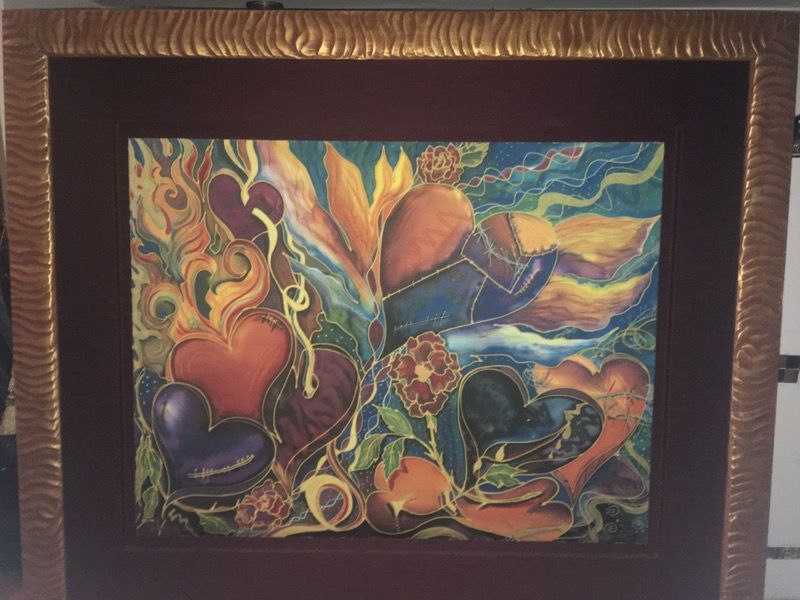 “Shapes of my heart” art by Linda Pirri