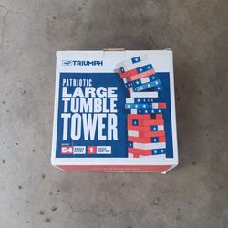 Patriotic large tumble tower