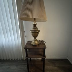 Lamp And Side Table (x2) LOCAL PICKUP ONLY
