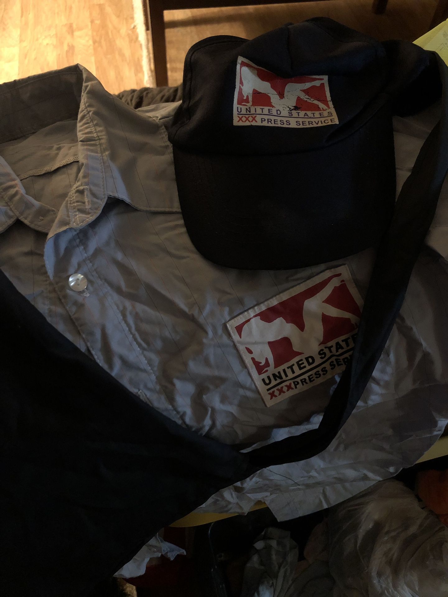 Adult men’s xxxpress mailman Halloween costume