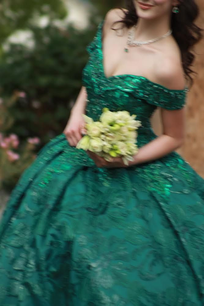 Emerald Green Quince Dress 