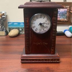 clock With Jewelry Storage