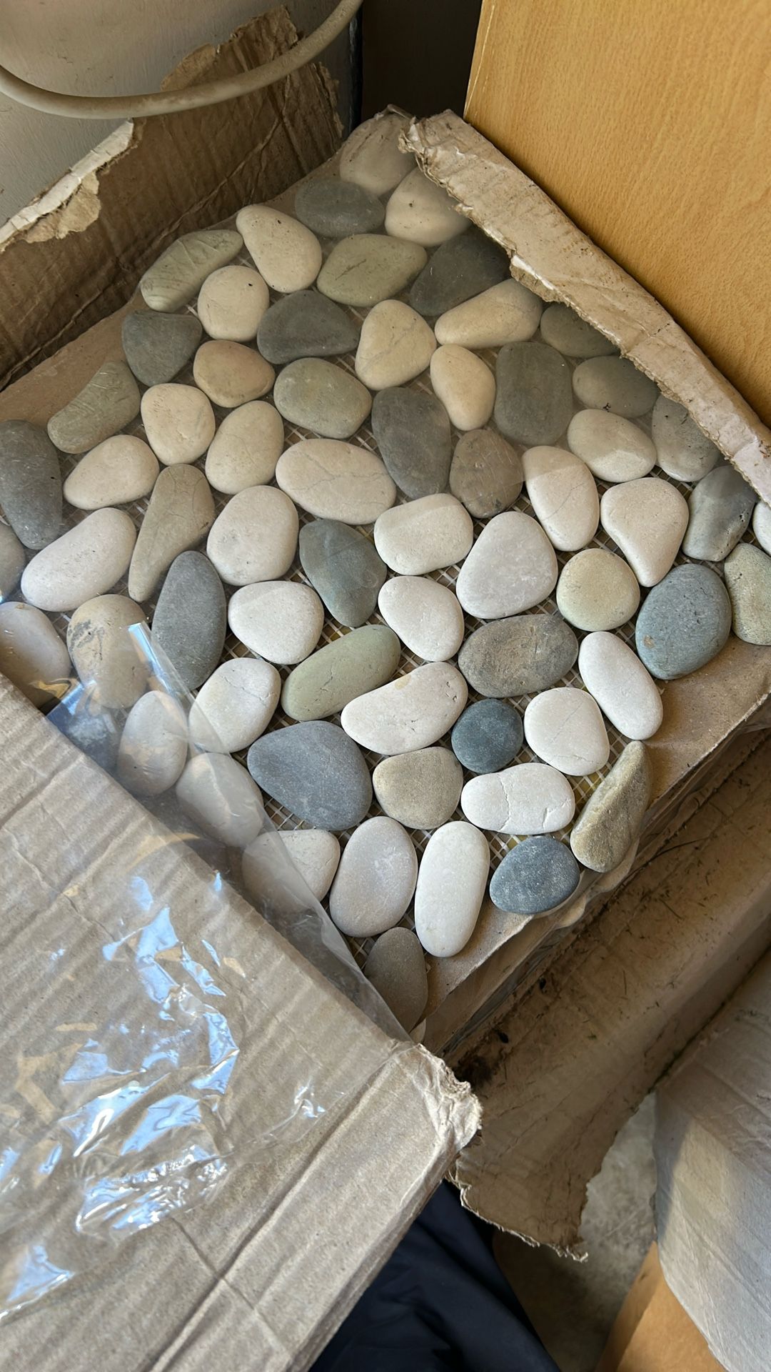 Stone 12x12 In Mesh Natural Mix Colors  