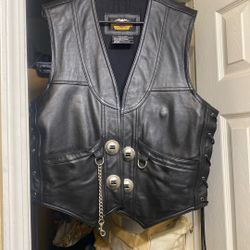 Harley Davidson Leather Vest 