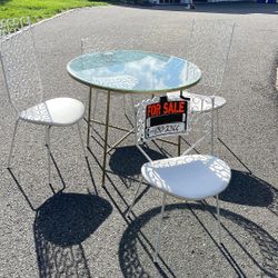Antique Metal Table 
