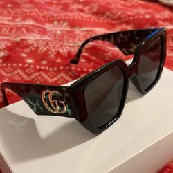 Fashion Sunglasses Green Acetate G U C C I  POLARIZED