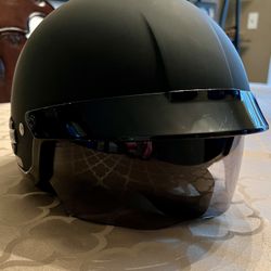 New Matte Black Harley Davidson Motorcycle Helmet