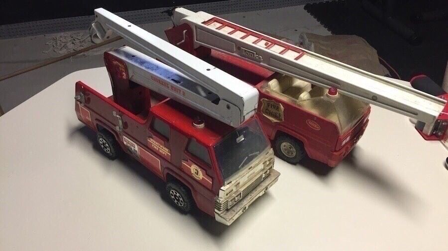 Vintage tonka fire trucks