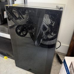 Glass Door Mini Fridge / Beverage Cooler – Digital Touch – Works Great