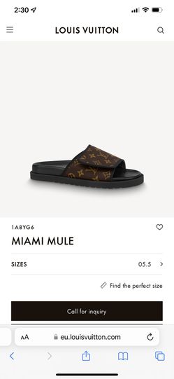Louis Vuitton Miami Mule