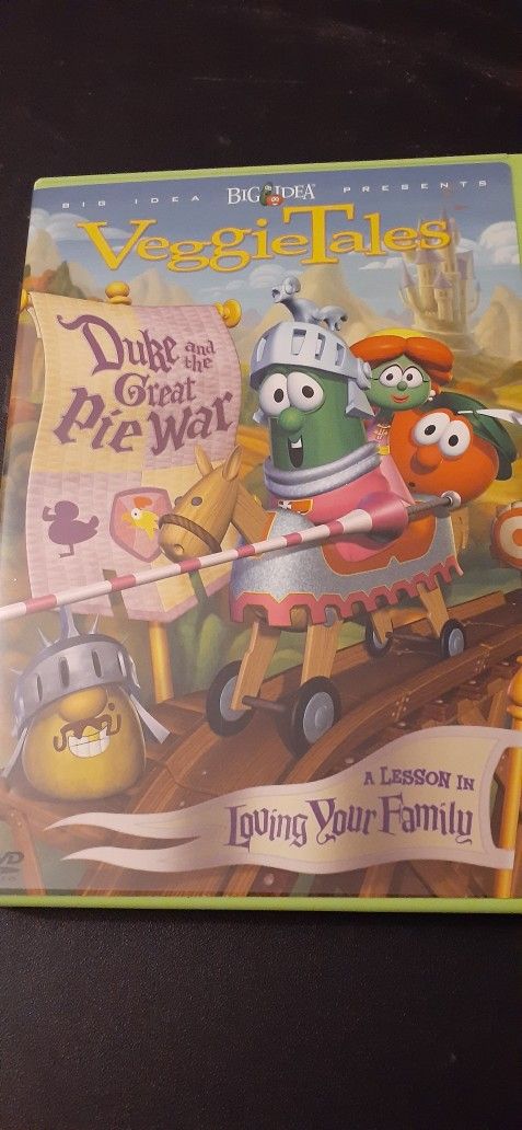 VEGGIETALES DUKE And The GREAT PIE WAR (DVD)