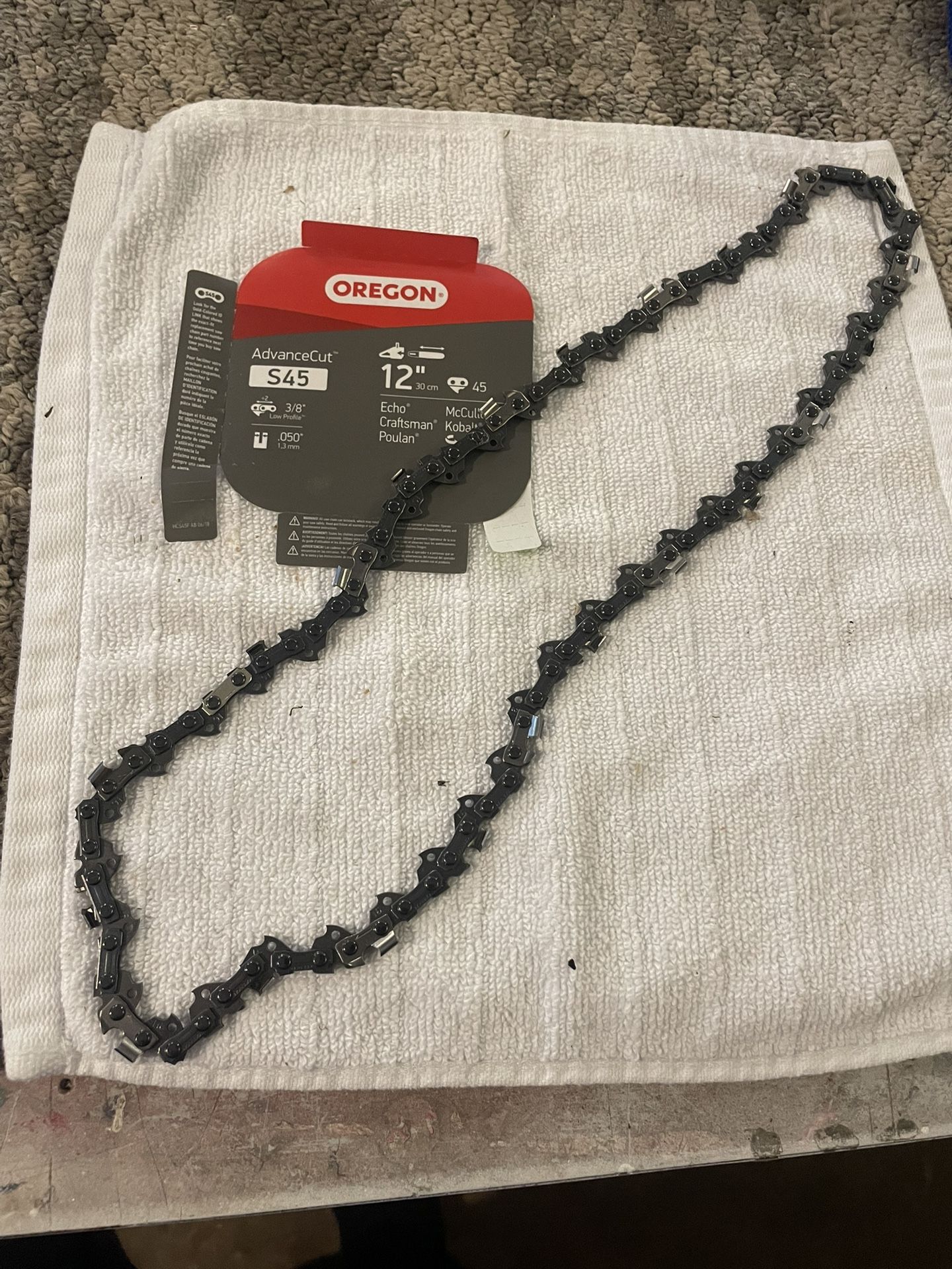 12” Oregon Chainsaw Chain