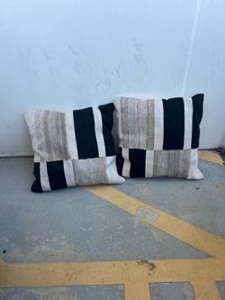 Boho style Two pillows 20x20”