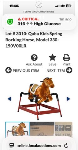 Qaba Kids Spring Rocking Horse