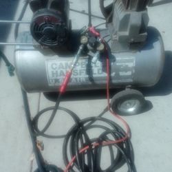 Compressor W/New Hose & Nail gun 