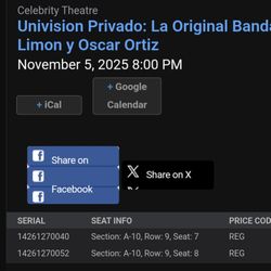 BANDA LIMON CELEBRITY THEATRE MIERCOLES