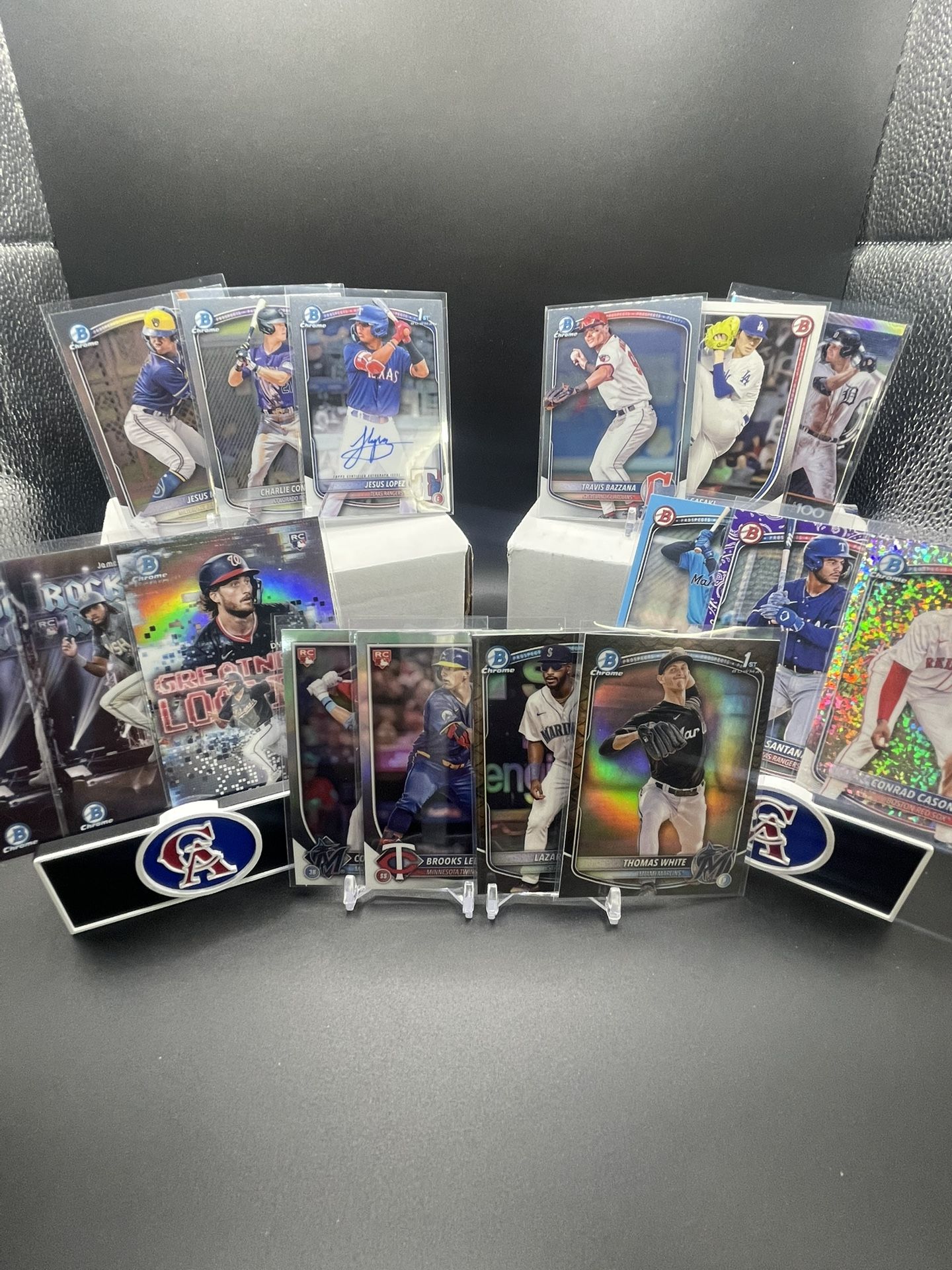🔥 2025 Bowman Chrome Baseball Lot – 330+ 1st Chrome + Inserts, Refractors, Auto