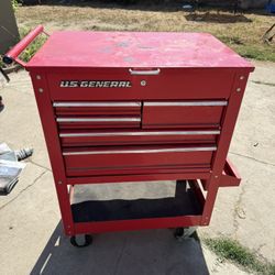 U.S General 5 Drawer Roll Cart