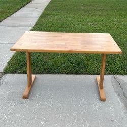 Wood desk