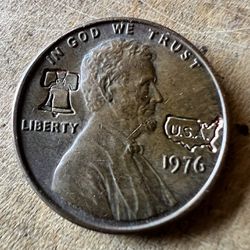 1976 Stamped Penny