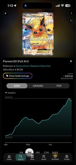 Pokemon Flareon Ex
