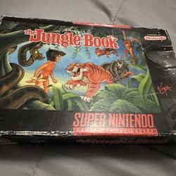 The Jungle Book SNES With Box And Manual