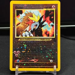 Entei Pokemon WoTC Promo 34/53 Reverse Holo LP