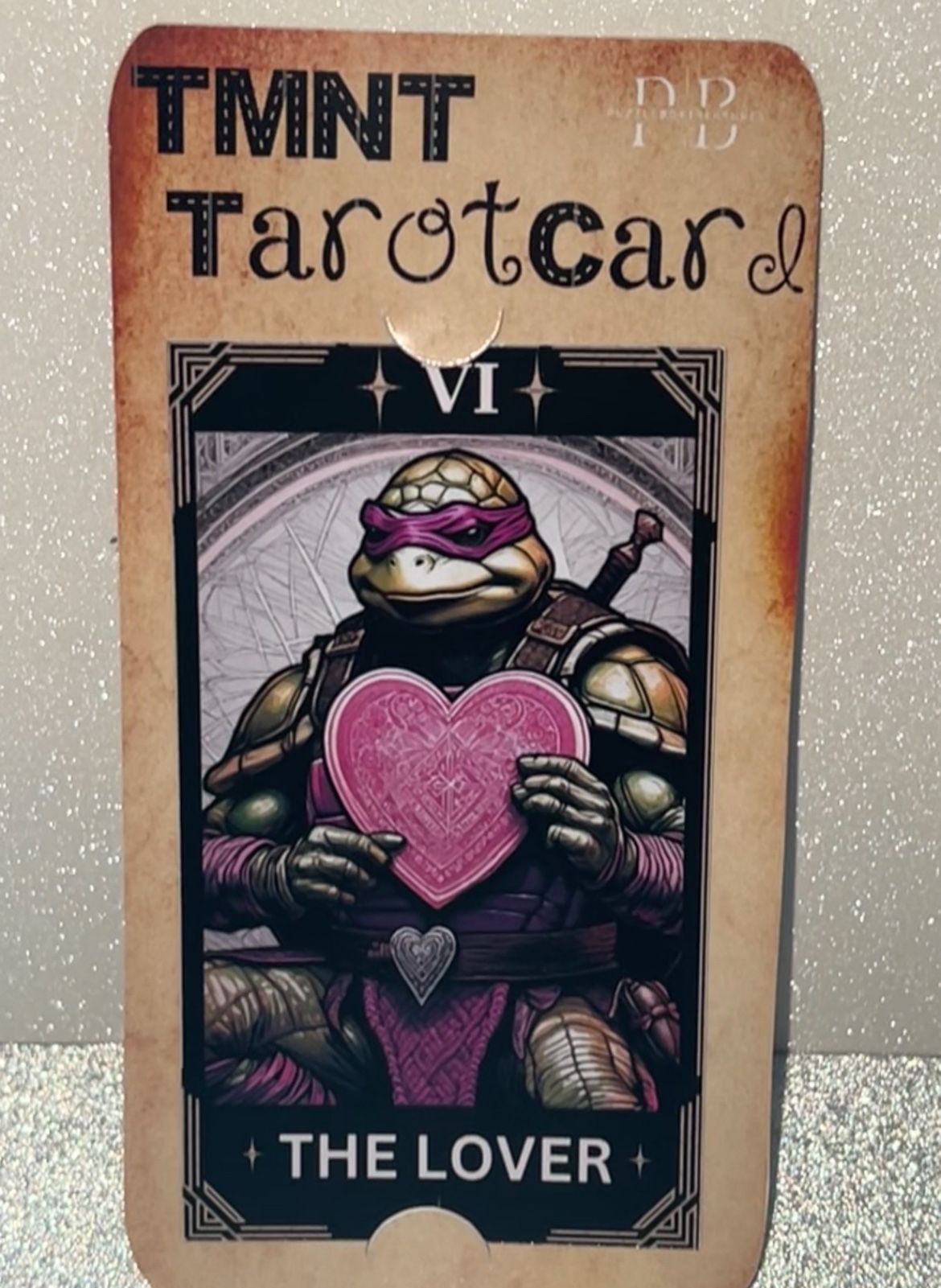 The Ninja Turtles Tarot Card ~ TMNT Rare Collectible Item 