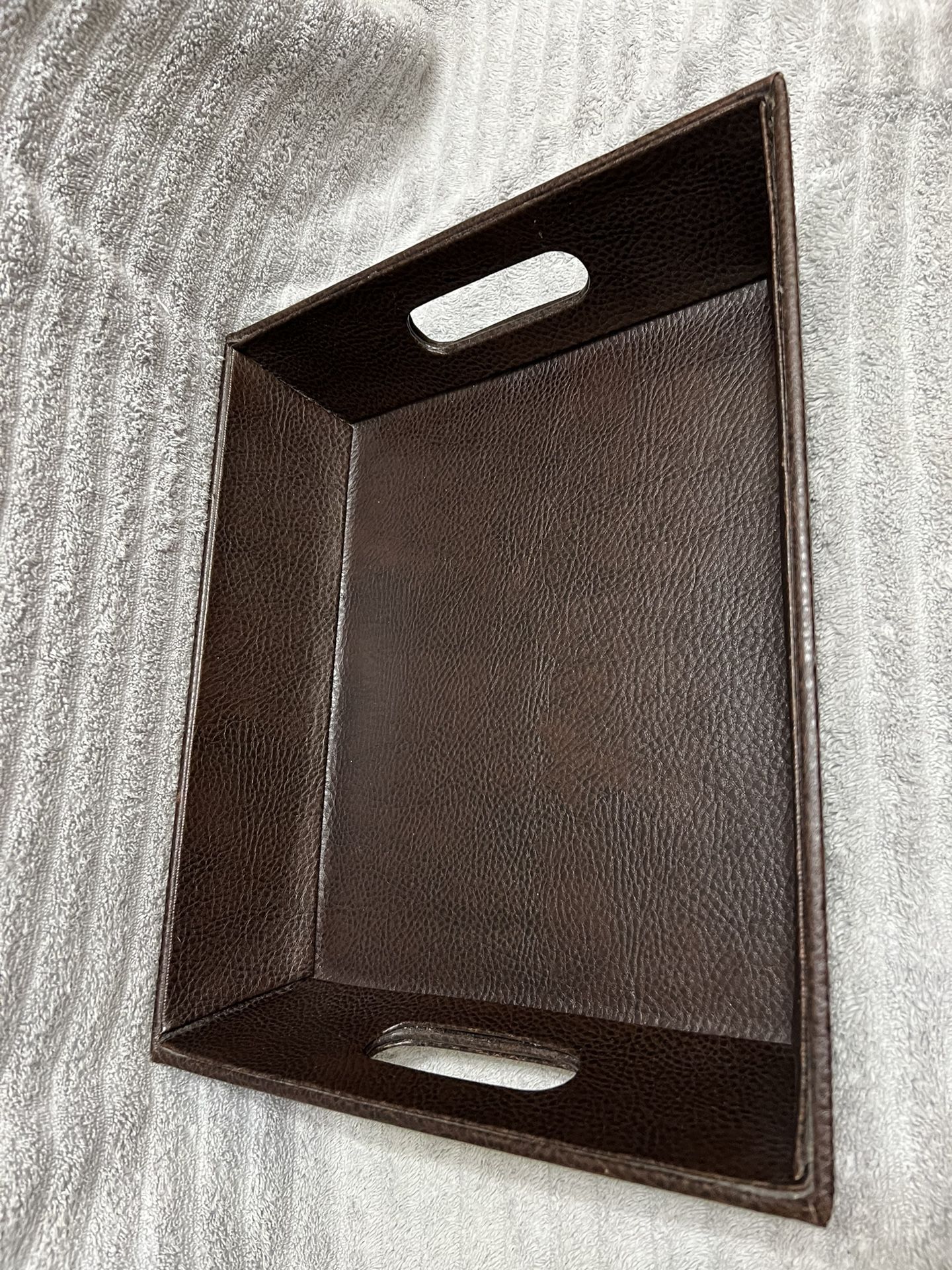 Leather Serving Tray