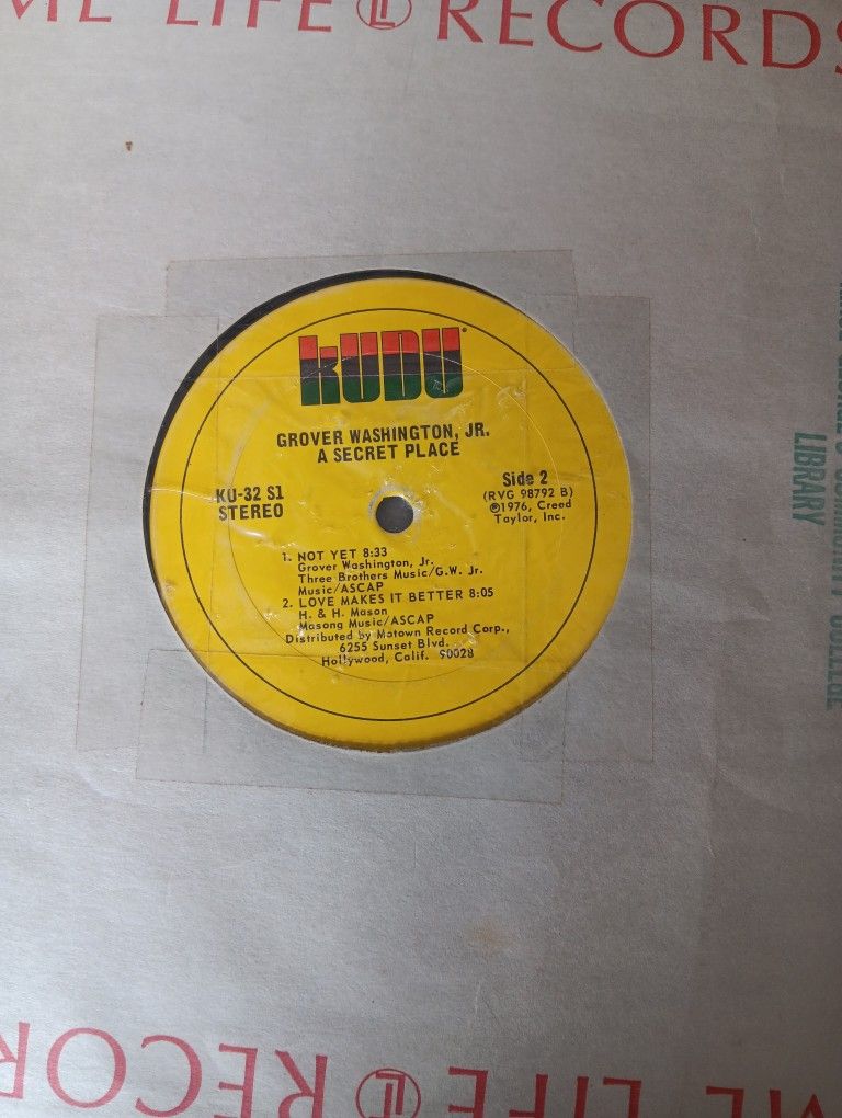 Grover Washington Jr Records 