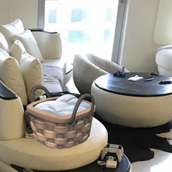 Modern Leather Sectional Couch