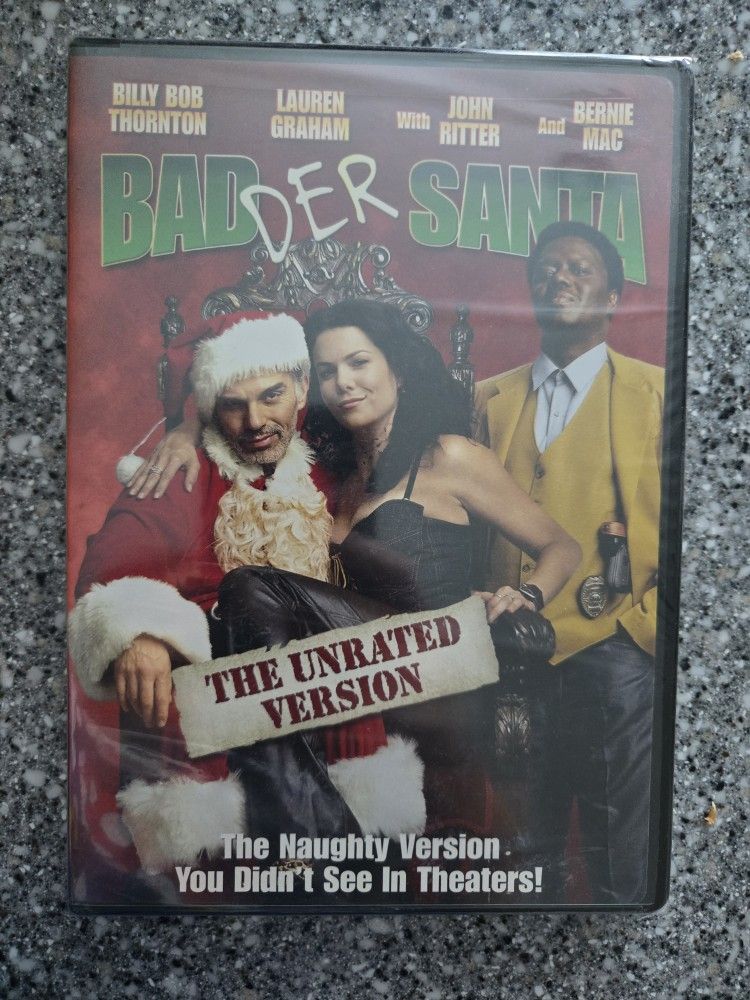 Badder Santa - DVD - New In Sealed Package