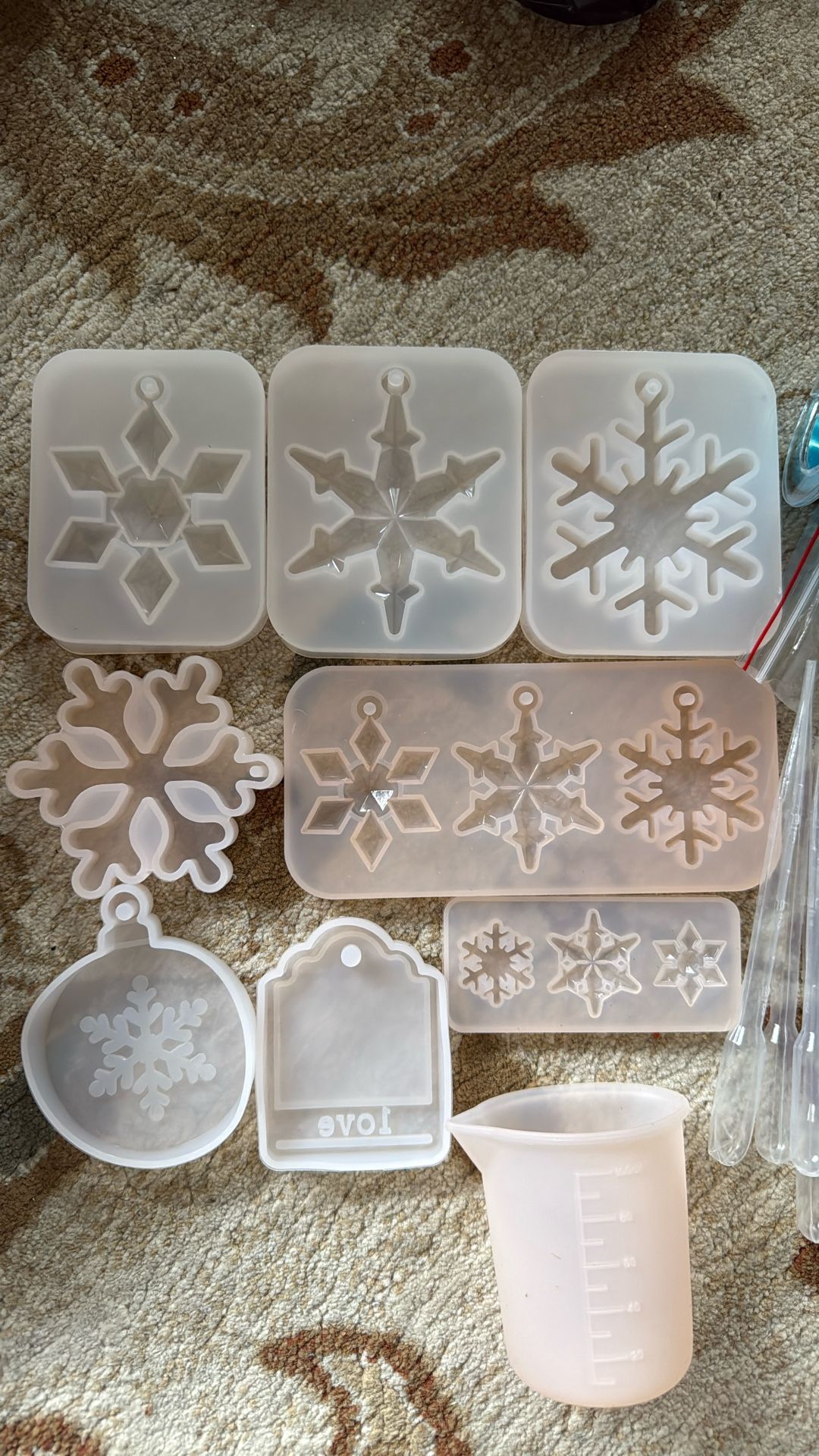 Silicone Snowflake Molds