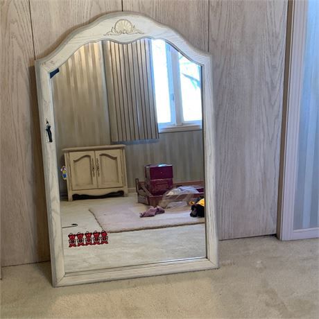 Vintage Whitewashes Mirror