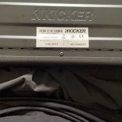 Sounds System Amplifier (kicker Brand )