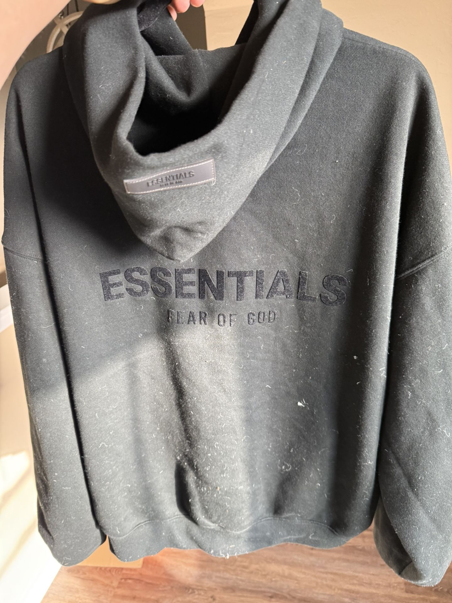 Essentially Woman’s Hoodie Size Large Black Used 