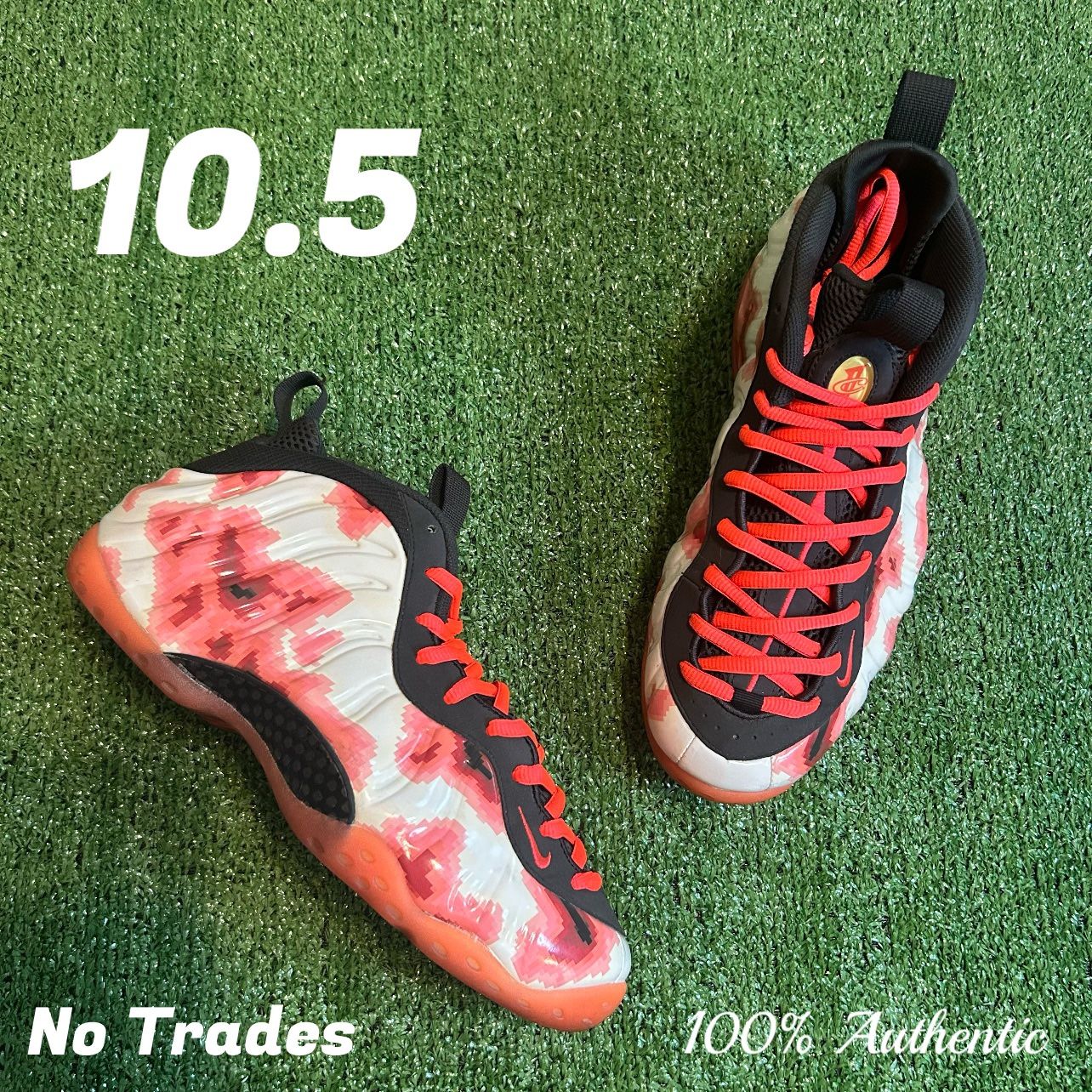 Size 10.5 Nike Foamposite โThermal Mapโ ๐บ๏ธ